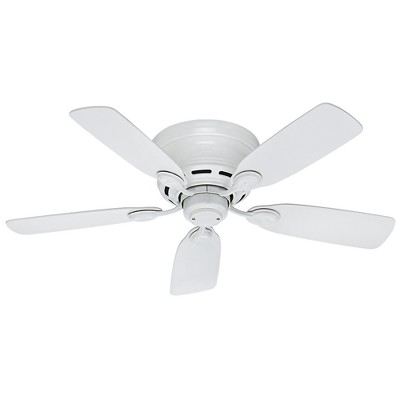 42" Low Profile IV Ceiling Fan White - Hunter