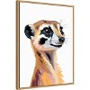 Amanti Art Meercat by Ohkimiko  Framed Canvas Wall Art - 2 of 4