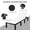Tangkula Patio Rattan Lounge Chair Cushioned Chaise Height Adjustable - 4 of 4