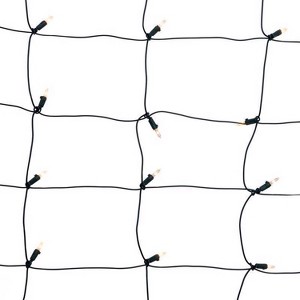 Celebrations Classic Net Christmas Lights, LED T5 Warm White 100 ct - 4 ft. - 1 of 4