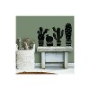 Geo Cactus Peel and Stick Wall Decal Black - RoomMates: Vinyl Botanical Stickers for Modern Home Decor, 27pc - 4 of 4