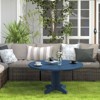 HYLEORY Outdoor Round Coffee Table, 36" Adirondack Coffee Table for Patio, Garden, Backyard - 3 of 4