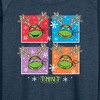 Women's - Teenage Mutant Ninja Turtles - Character Grid Lightweight French Terry Wide Neck Long Sleeve Shirt - 2 of 4