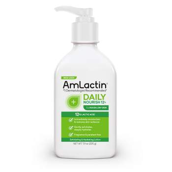 AmLactin Daily Moisturizing Body Lotion Paraben Free Unscented - 7.9oz