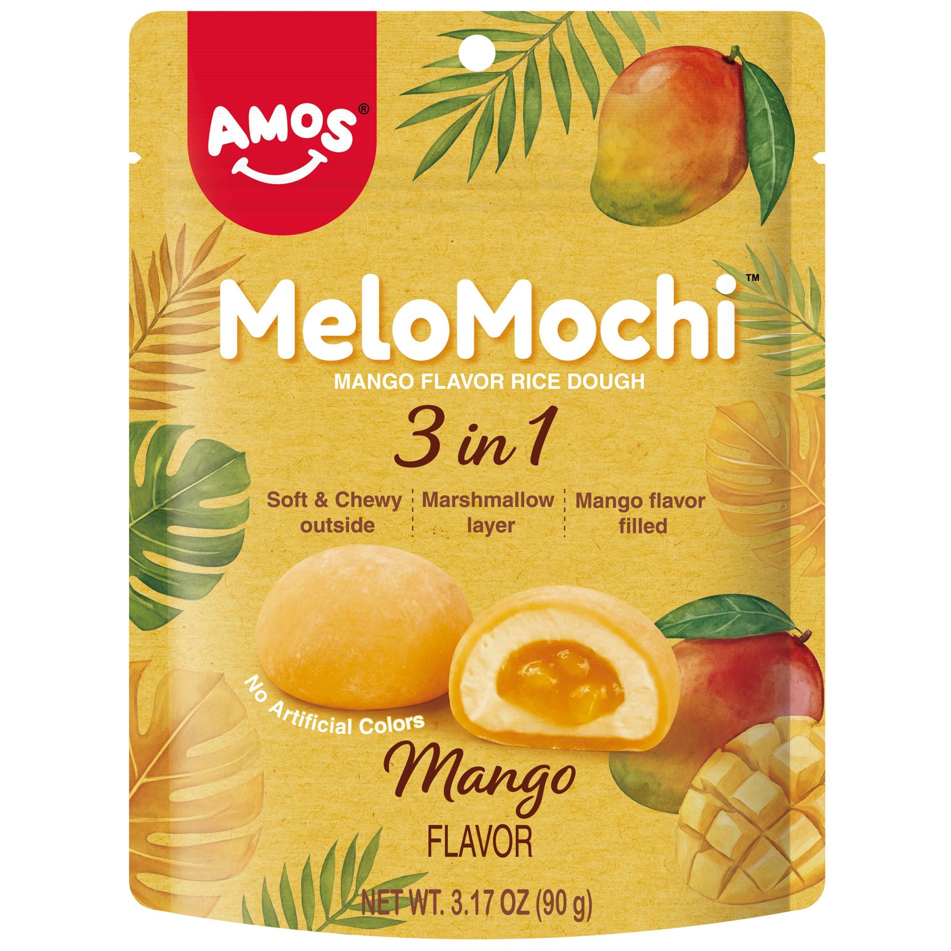 AMOS Mango Mochi Mallow - 6pk/3.17oz