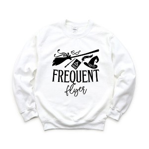 Simply Sage Market Women's Graphic Sweatshirt Frequent Flyer Hat - 1 of 4
