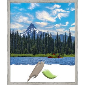 Amanti Art Shiplap White Narrow Wood Picture Frame - 1 of 4