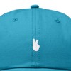 Dalix Lil Peace Sign Embroidered Cotton Cap Outdoor Dad Hat Womens - 2 of 4