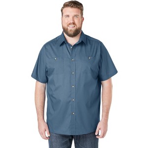 KingSize Short-Sleeve Pocket Sport Shirt - 1 of 4