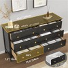 ORRD 6-Drawer Dresser, Wood Storage Cabinet with Black Handles, Modern Chest for Bedroom & Living Room - 4 of 4