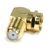 Monoprice F Type Right Angle Female to Male Adapter | Gold Plated - image 2 of 3