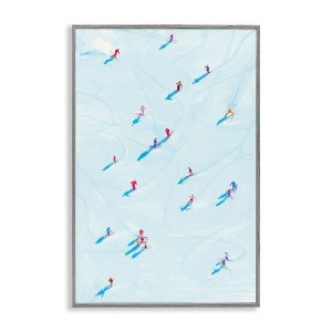 Stupell Industries People on Ski Slopes, 18" x 12" - 1 of 4