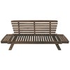 Patio Furniture Sets Outdoor Wood Expandable Daybed With Water Resistant Cushions Adjustable Daybed Sofa Chaise Lounge For Balcony Poolside Garden - 4 of 4