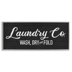Stupell Industries Rustic Laundry Co Sign, 24" x 10" - 1 of 4