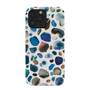 Ninola Design Watercolor Stains Blue GoldSnap iPhone Case - Society6 - 1 of 1