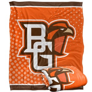 Bowling Green State University Logo Dots Silky 50x60 Blanket, 1 Sided - 1 of 4