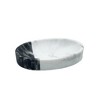 Cameo 4pc Bathroom Set Soap/Lotion Dispenser, Soap/Sponge Dish, Toothbrush Holder, Tumbler, Non-Slip Protective Silicone Feet - 3 of 4