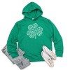 Simply Sage Market Women's Graphic Hoodie Leopard Shamrock - 2 of 3