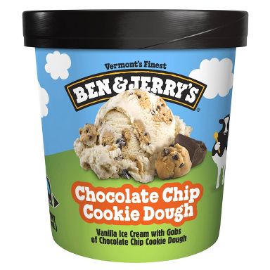 Ben & Jerry's Ice Cream Chocolate Chip Cookie Dough - 16oz