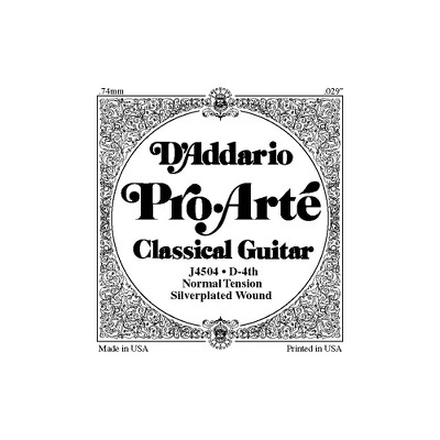 D'Addario J45 D-4 Pro-Arte Composites Normal Single Classical Guitar String