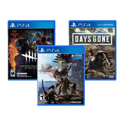 Days Gone Dead By Daylight Monster Hunter World 3 Video Game Pack Playstation 4 Target