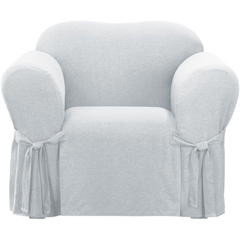 Farmhouse Basketweave Chair Slipcover - Sure Fit, 1 of 5