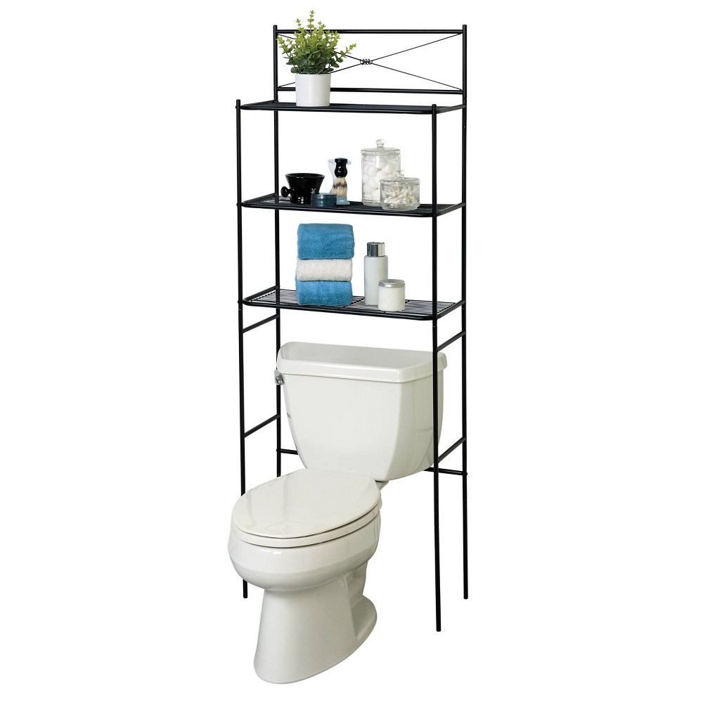 3 Shelf Space Saver Matte Black - Zenna Home