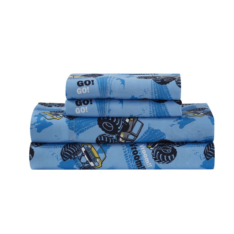 Monster Truck Kids Printed Bedding Set Includes Sheet Set by Sweet Home Collection™, 3 of 5