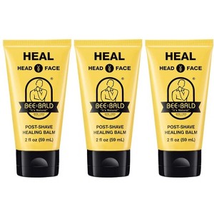 Bee Bald HEAL After Shave for Men Healing Balm, Immediately Calms & Soothes Damaged Skin, Bumps & Redness, 2 Fl Oz - 1 of 4