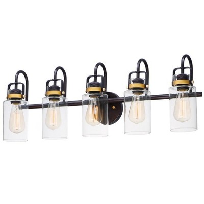 Maxim Lighting Magnolia 5 - Light Vanity in  Bronze/Gold