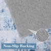 Washable Area Rug - Non-Slip Low Pile Carpet for Living Room & Bedroom (Pet & Kid Friendly) - 4 of 4