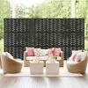 PexFix Outdoor Metal Privacy Screen Garden Fence in Bricks Pattern - 4 of 4