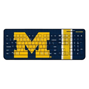 NCAA Big Ten Universities Stripe Wireless USB Keyboard - 1 of 4