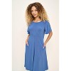 WEST K Women's Elli Short Flutter Sleeve High-Waist Mini Dress - 4 of 4