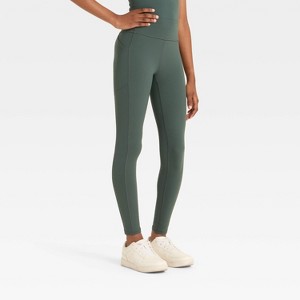 Girls' Everyday Soft Pocket Leggings - All In Motion™ - 1 of 3