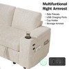 Vipbear Sleeper Sofa Bed,Convertible Sectional Sofa Couches for Living Room,Pull Out Couch Bed with Reversible Storage Chaise| Large Arm Storage - 4 of 4