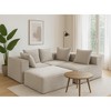VASIP L-Shaped Modular Compressed Sofa,Space-Saving ,for Living Room, Apartment, No Assembly Required,Green - 2 of 4