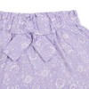Hope & Henry Girls' Pull-On Cinched Waist Linen Short, Infant - 2 of 3