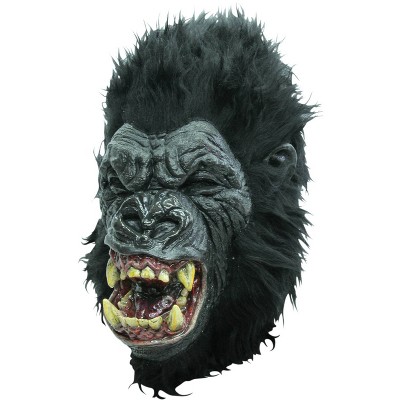 Rage Ape Latex Mask Black