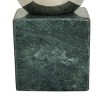 CosmoLiving by Cosmopolitan Set of 2 Marble Orb Bookends Silver - Sturdy Base, Non-Skid, Indoor Use - 4 of 4