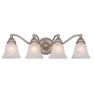 Vaxcel Standford 4 - Light Vanity in  Brushed Nickel - 1 of 4