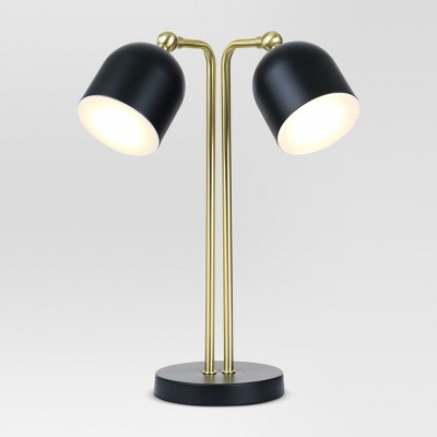 brass mid century table lamp