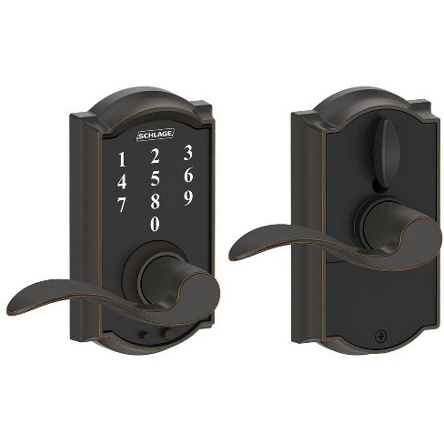 Schlage Fe695 Cam Acc Camelot Touch Entry Door Lever Set Target