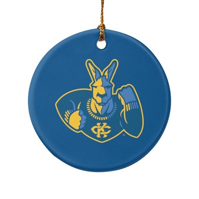 University of Missouri - Kansas City Primary Logo Porcelain Holiday Christmas Tree Ornament