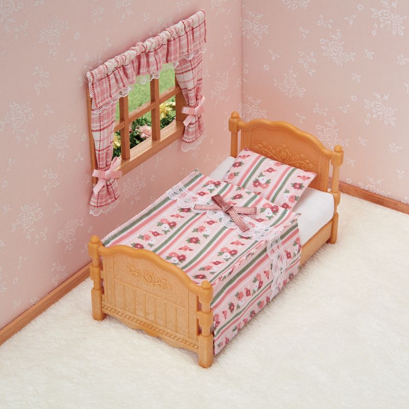 Calico Critters Bed & Comforter Set, Dollhouse Furniture and Accessories, 2 of 6