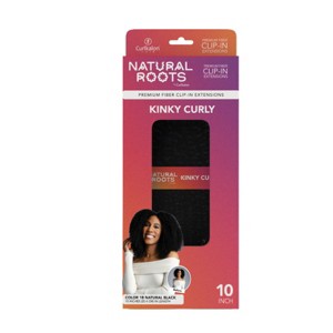 Curlkalon Kinky Curly 10" Clip-In Natural Black Hair Extension - 9ct - 1 of 4