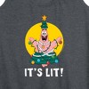 Women's - SpongeBob SquarePants - Patrick It's Lit Graphic Racerback Tank - 2 of 4