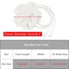 INSPIRE CHIC Women's Flower Waist PU Leather Boho Skinny Rope Floral Waist Dress Belt 1 Pc - 4 of 4