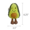 Wrapables Cute Plush Keychain Keyring Pendant Charm for Bag, Avocado - 3 of 4