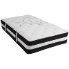 Emma and Oliver Complete Bed Set: Metal Platform Frame; Hybrid Pocket Spring Mattress in a Box and Cool Gel Memory Foam Topper - image 4 of 4